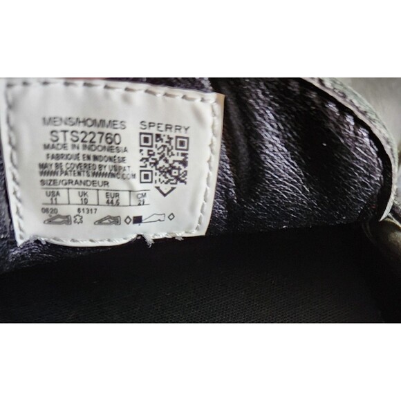 Sperry Top Sider Wave Driver 1-Eye Loafer Mocassin Black Leather Mens Size 11 - Picture 10 of 10